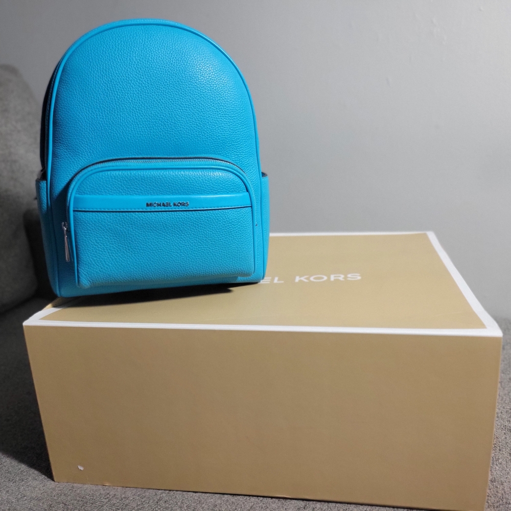 Michael Kors BEX Blue Backpack